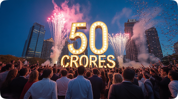 50 Crores: A Milestone That Means More Than Numbers....